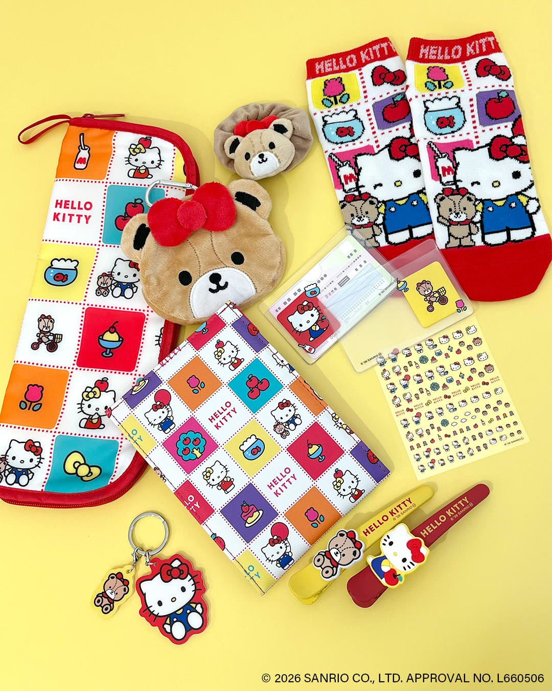 「ハローキティ」と「タイニーチャム」の限定アイテムが新登場！