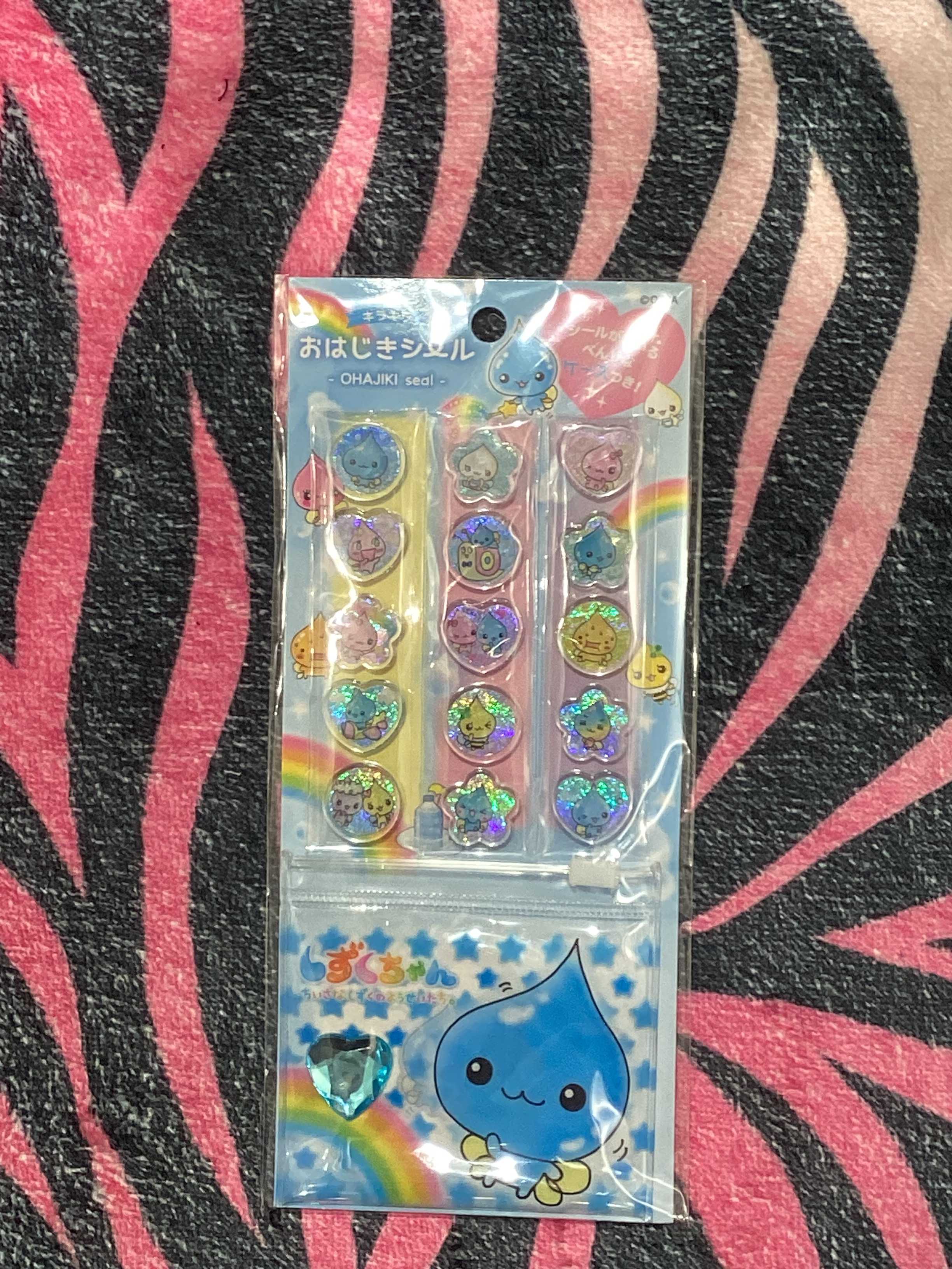 しずくちゃんのおはじきシール入荷だよー❗️