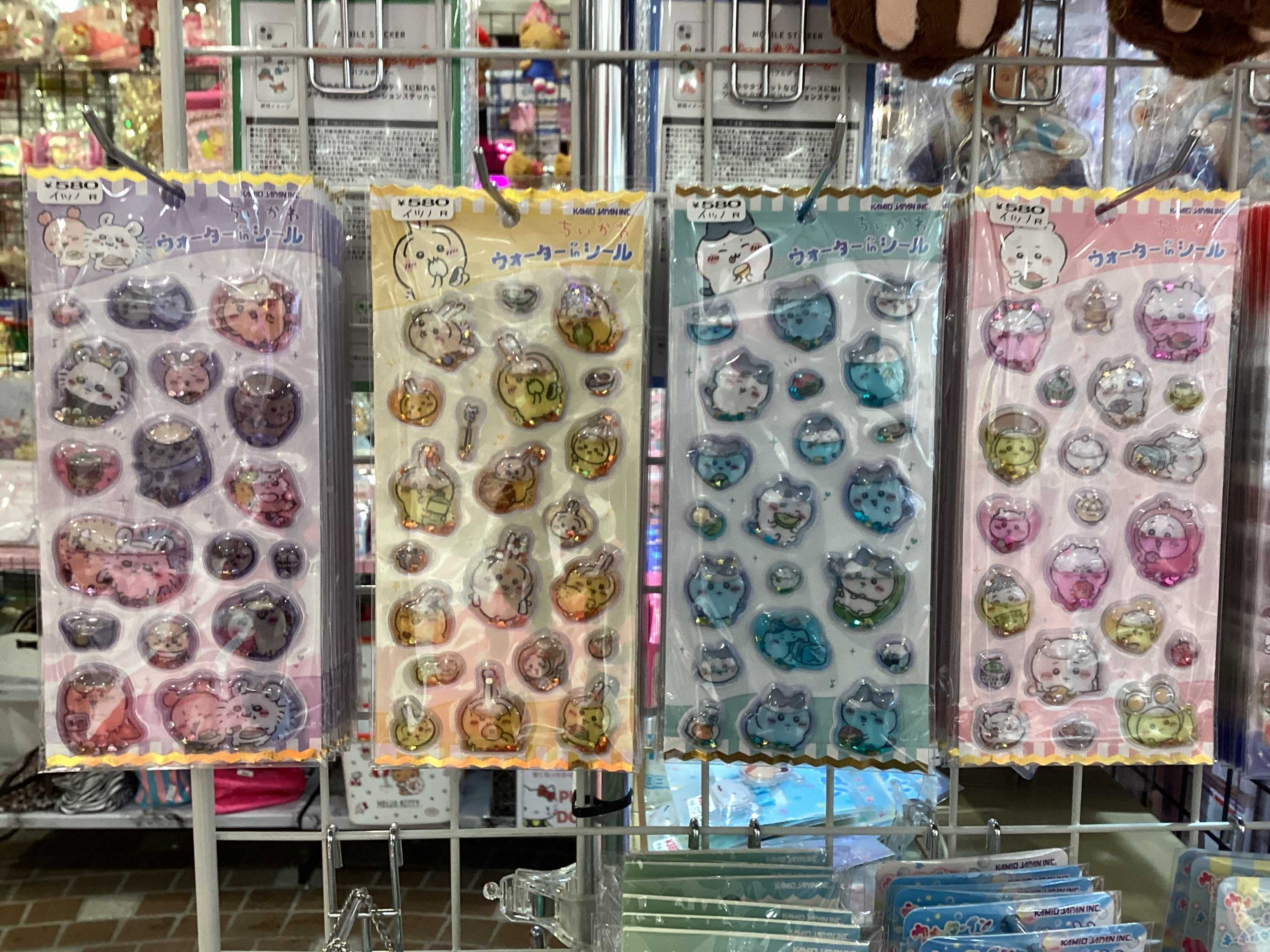 ちいかわのウォーターインシール入荷だよー‼️