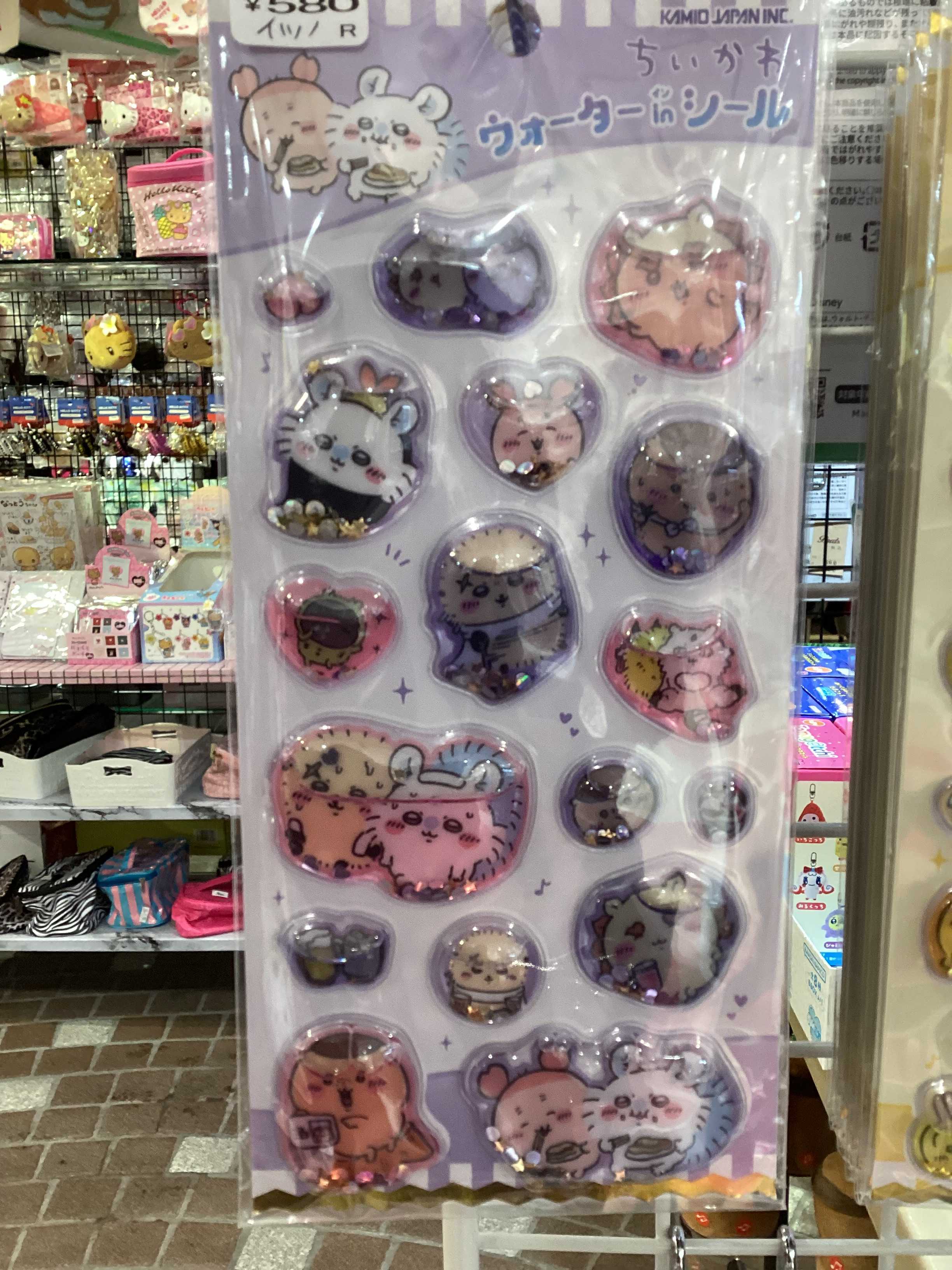 ちいかわのウォーターインシール入荷だよー‼️